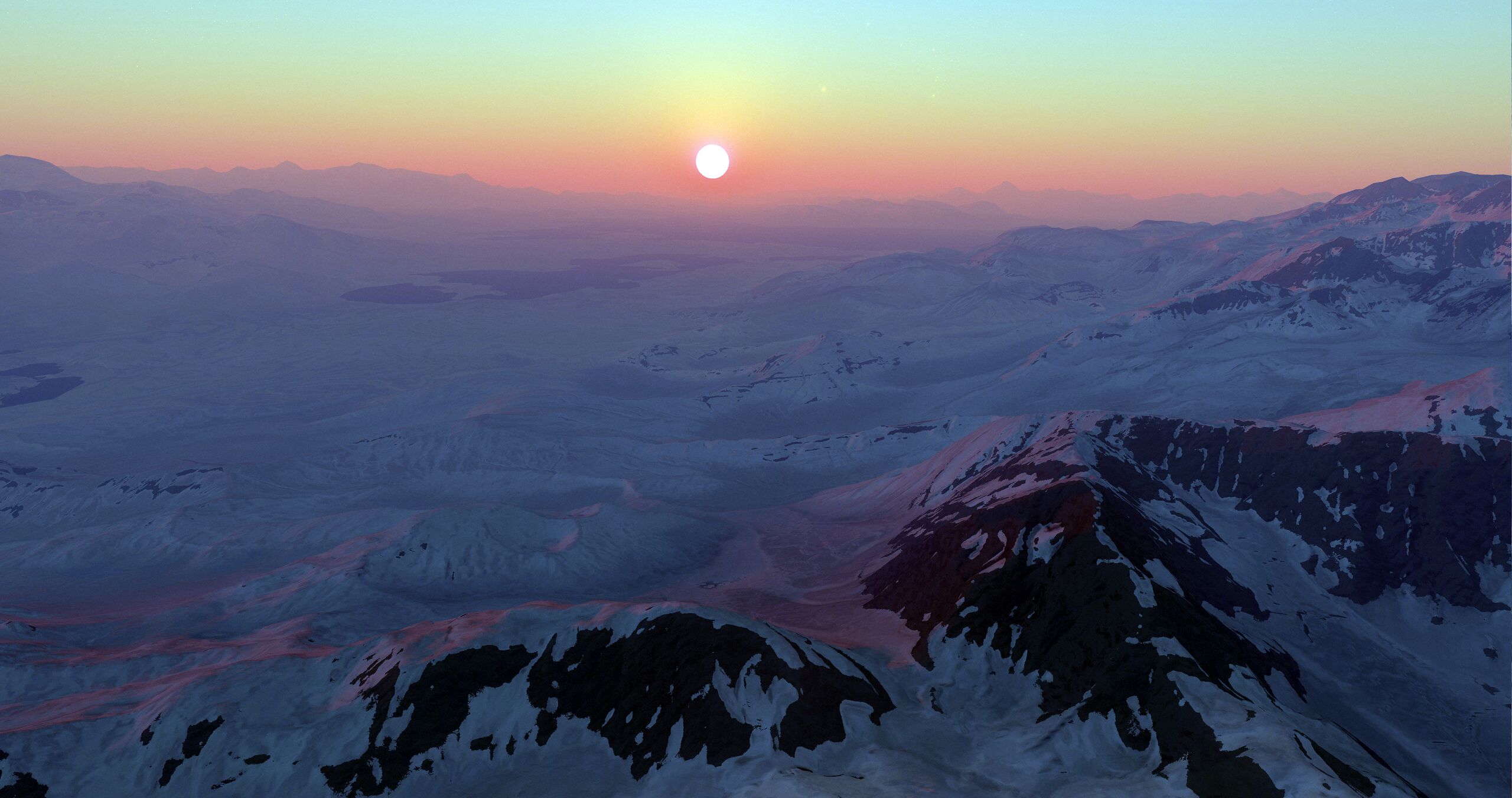 a photo captuing the tall mountains of micro tech